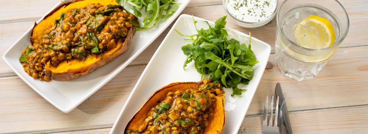 Balti Stuffed Potato