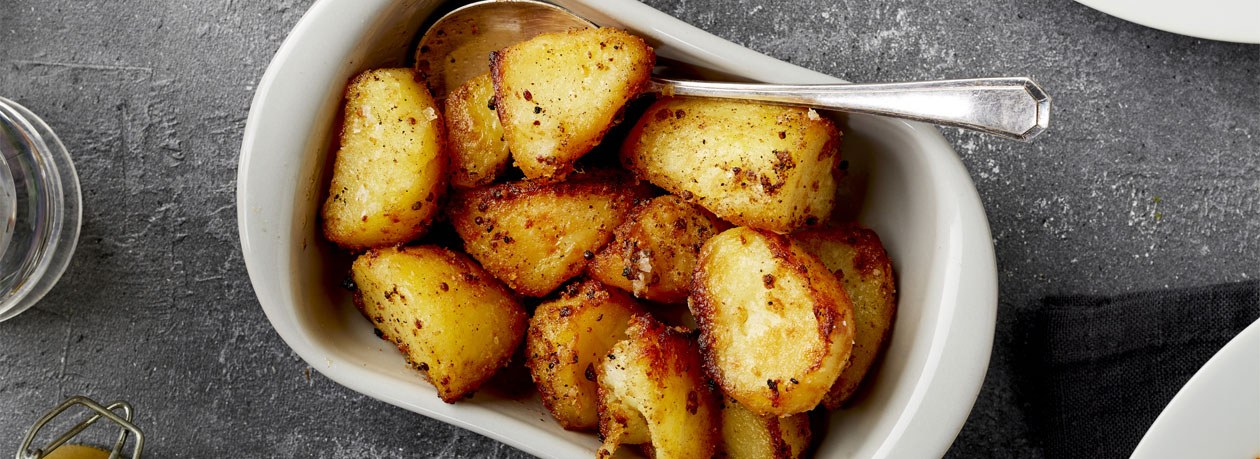 Roast Honey and Mustard Potatoes Lion Honey Mustard