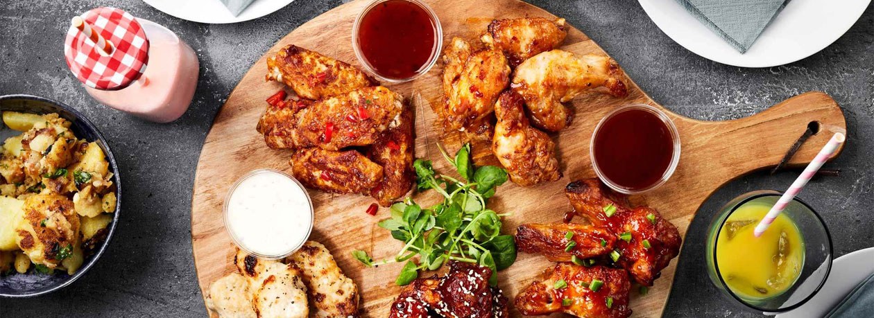 Sweet and Spicy American Style Smokey BBQ Wings Lion American Style Smokey