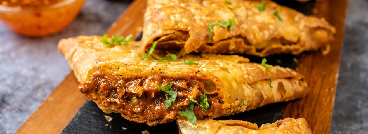 Tikka Masala Filo Parcels 13