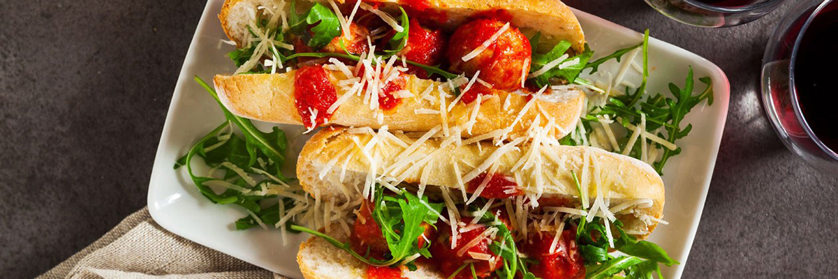 Meatball panini